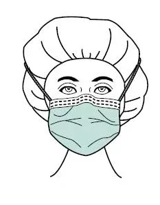 Precept Sensitive Skin Plus Surgical Mask, 1 Case of 300