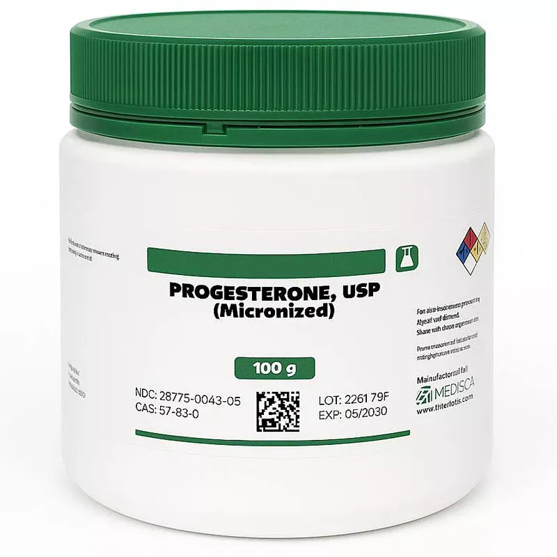 Pregnenolone (Micronized) API Powder USP for Custom Compounding (Rx)