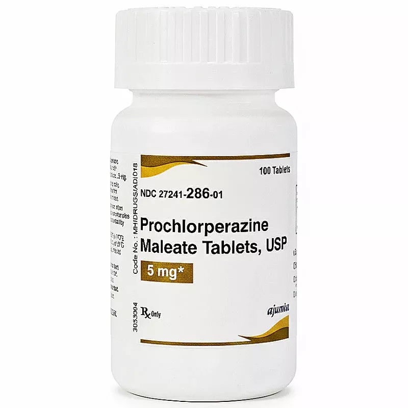 Prochlorperazine Maleate 5 mg Tablets by Ajanta Pharma 100 Count (RX)