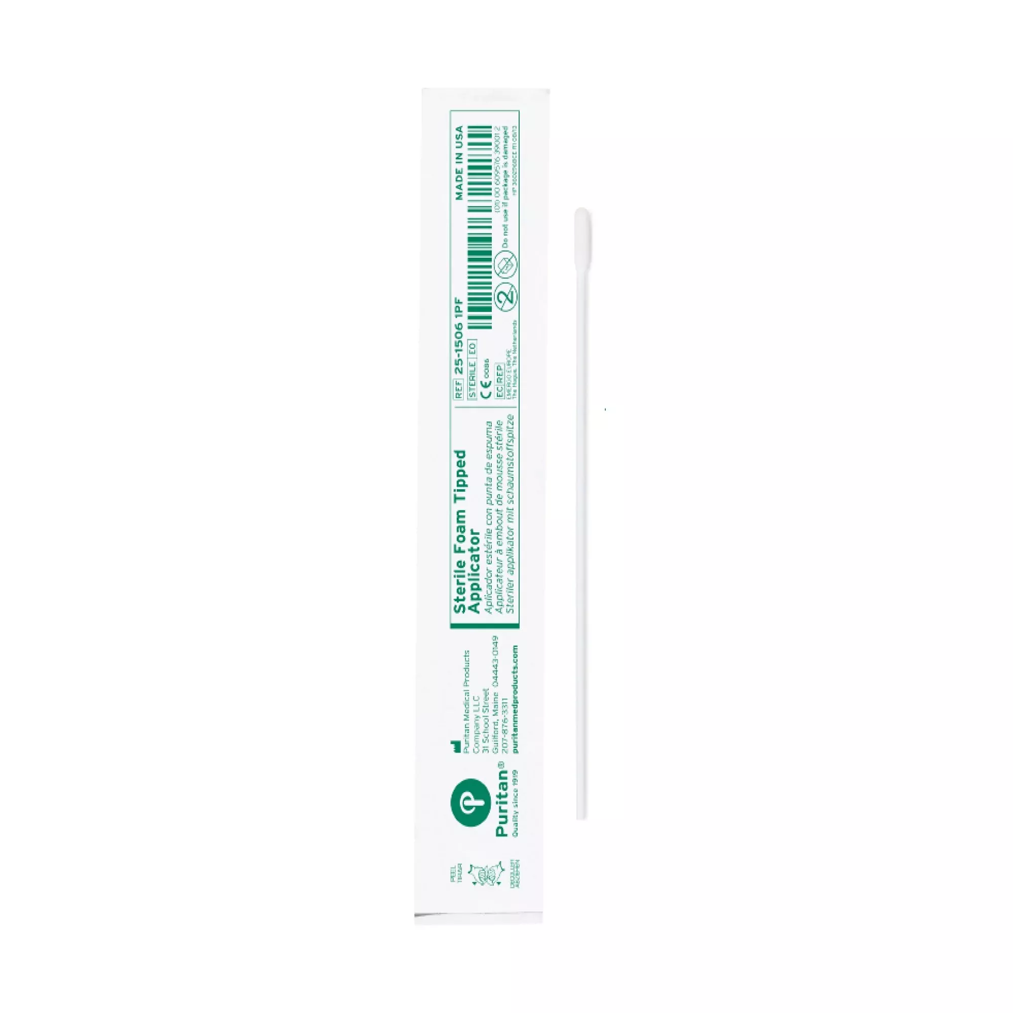 Puritan Swabstick, 6 Inch, 1 Box