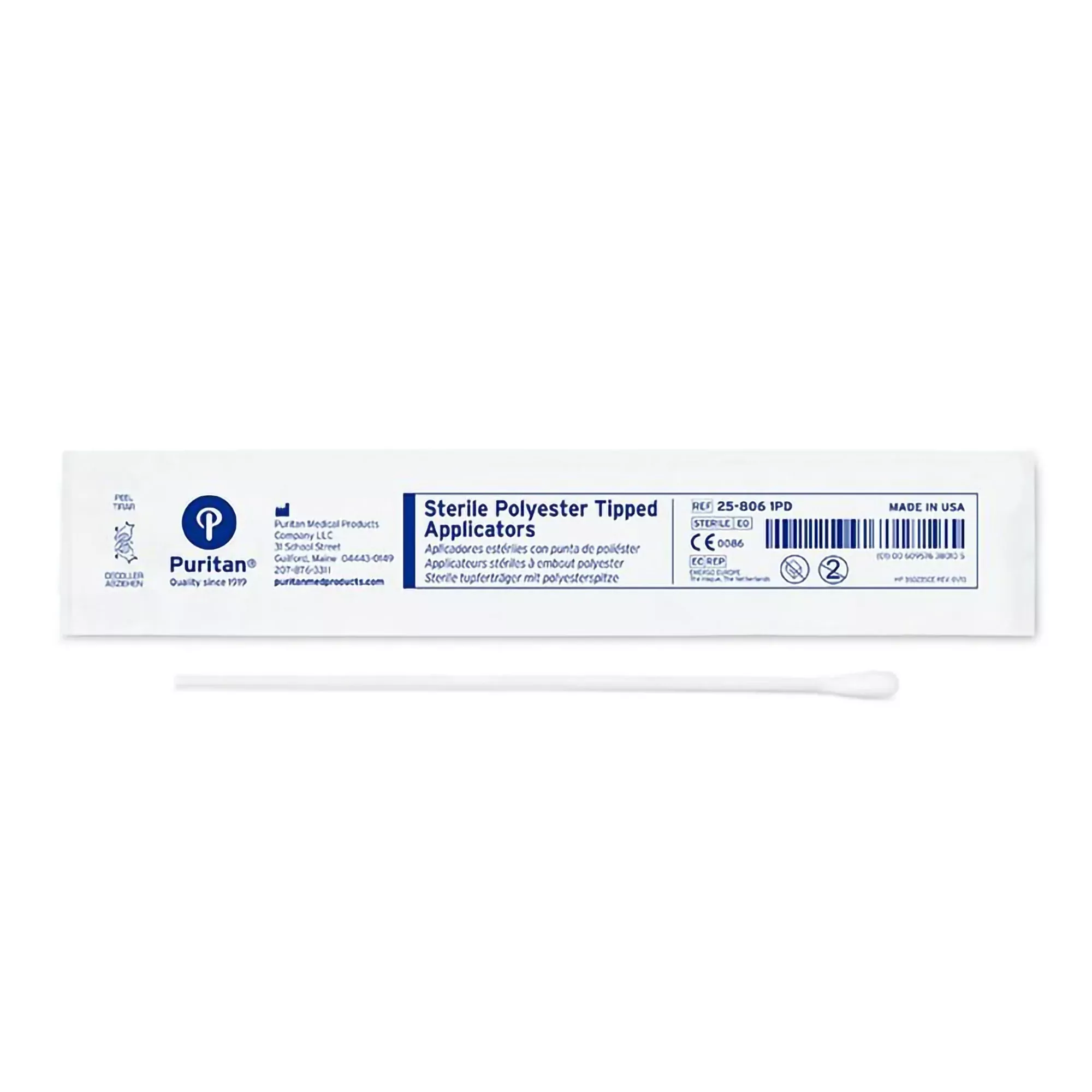 Puritan Swabstick, 6-Inch Length, 1 Case of 1000