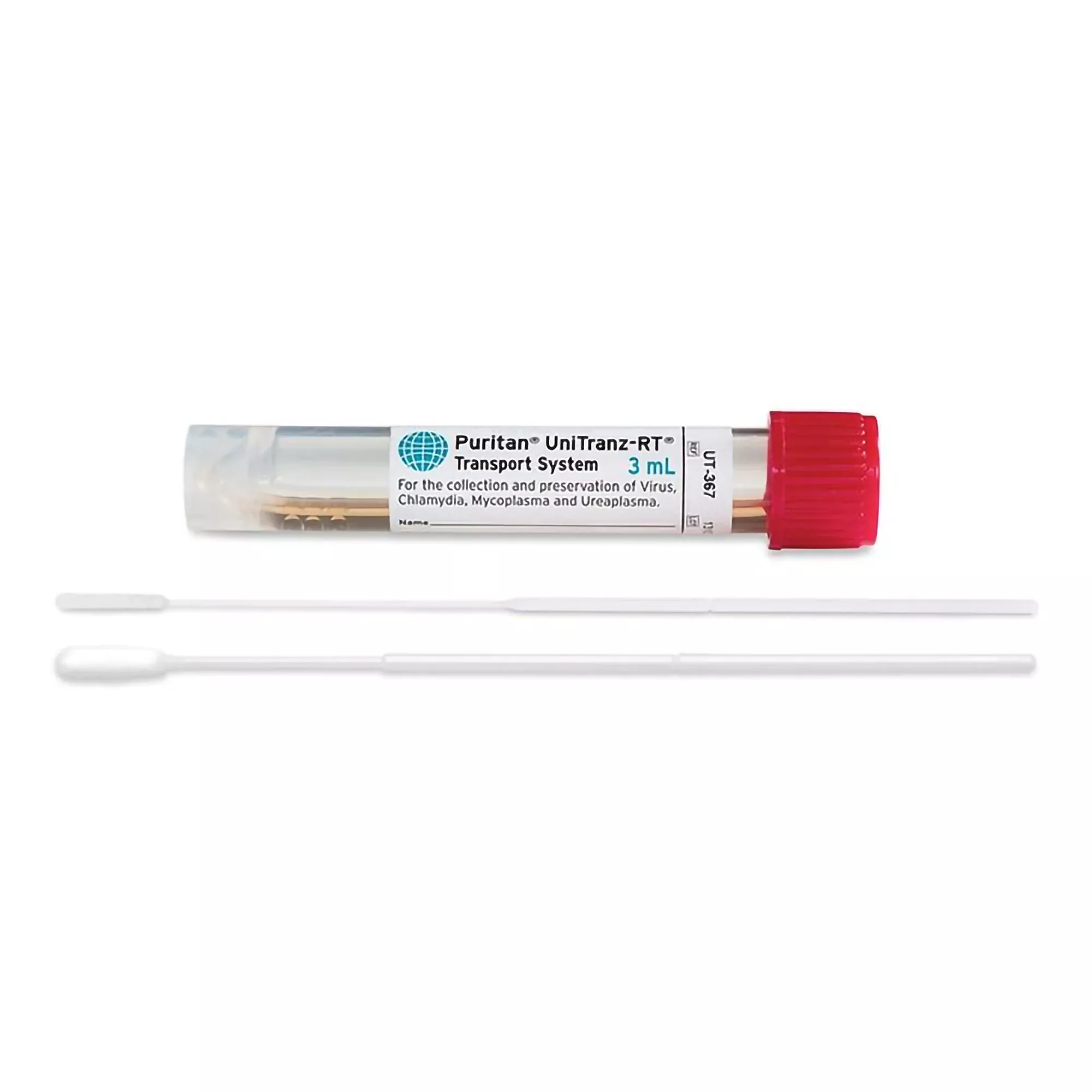 Puritan UniTranz-RT Specimen Collection and Transport System, 16 x 100 mm, 1 Case of 300