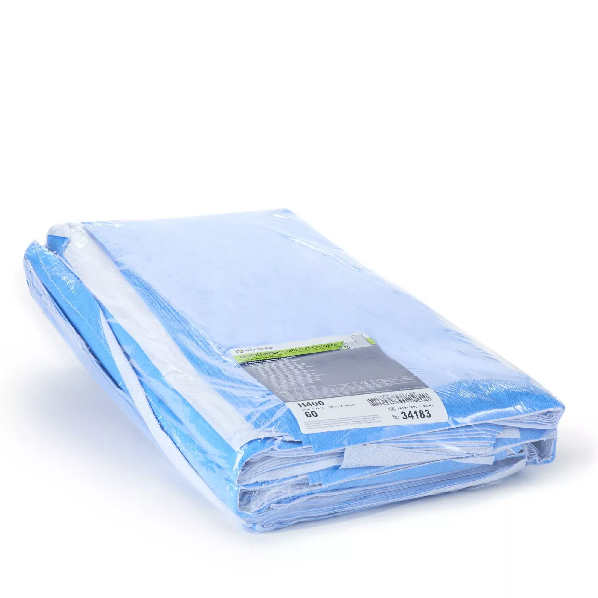 QUICK CHECK* H400 Sterilization Wrap, 24 x 24 Inch, 1 Pack of 60