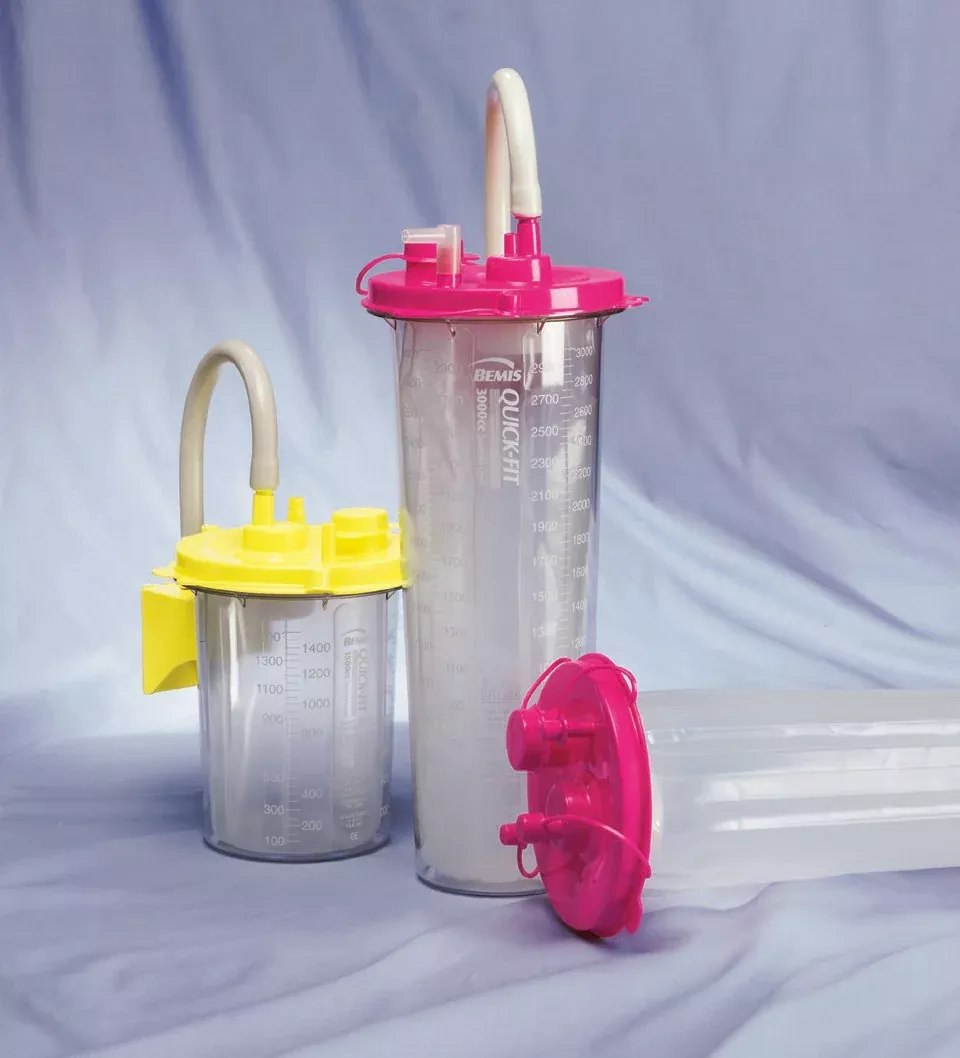 Quick-Fit™ Outer Suction Canister Liner for use with Quick-Fit™ Reusable Outer Canisters, 3000 mL, 1 Each