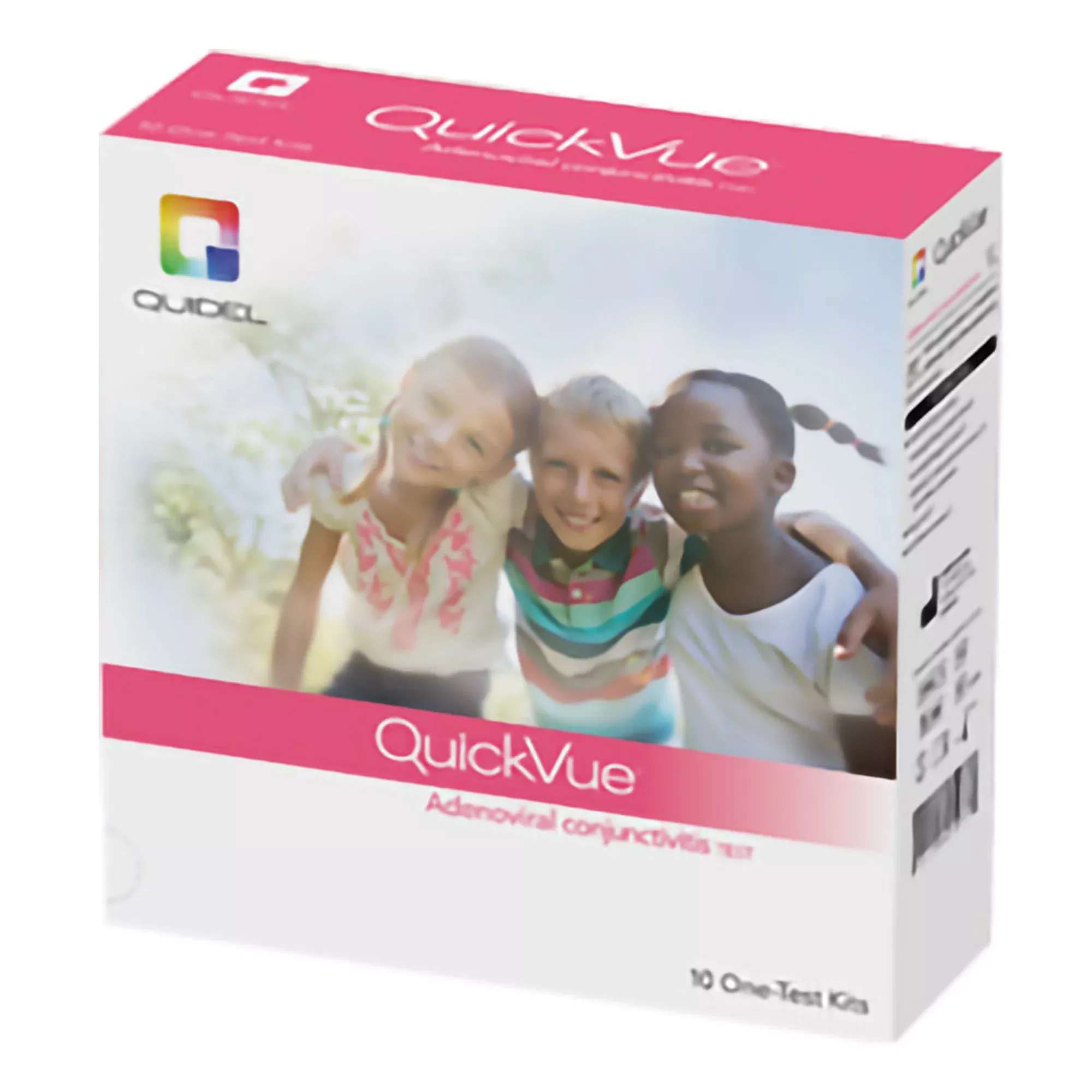 QuickVue Acute Conjunctivitis (Pink Eye) Infectious Disease Immunoassay Rapid Test Kit, 1 Kit of 10