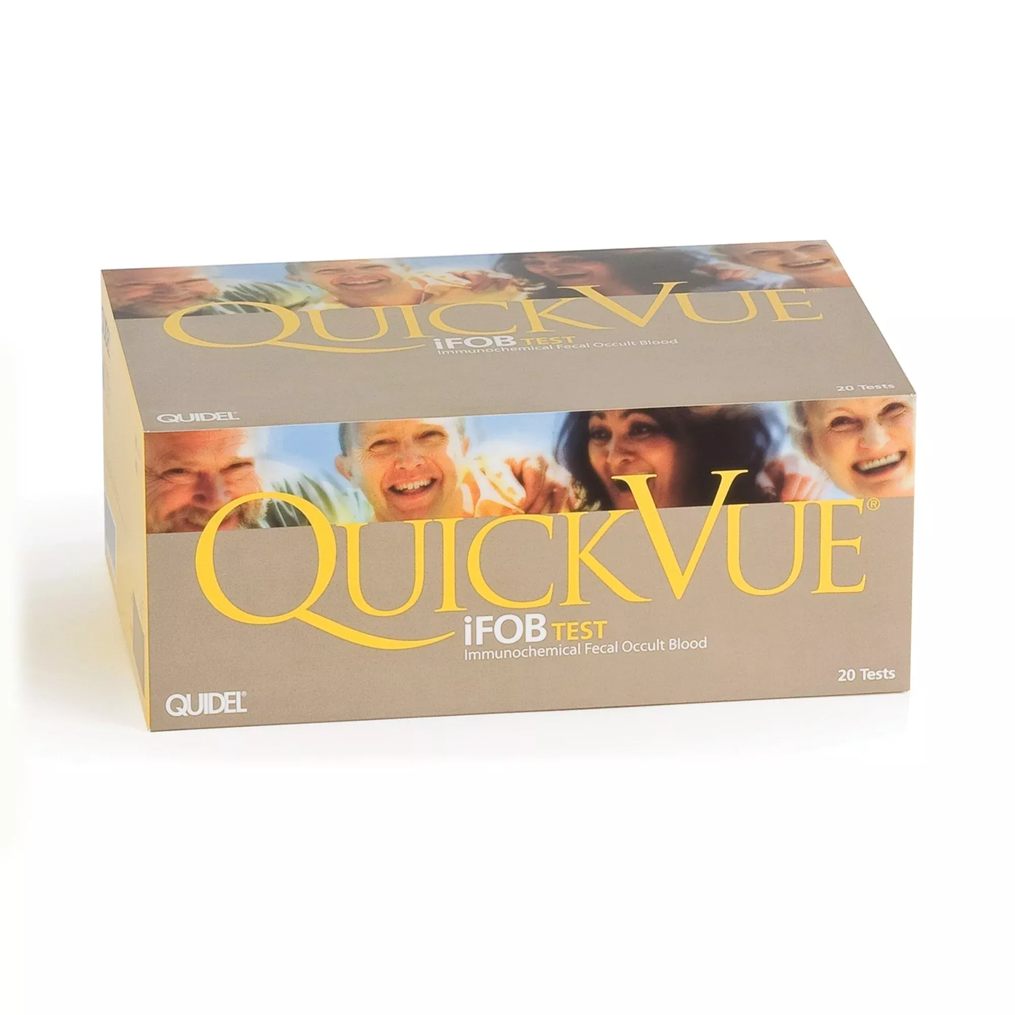 QuickVue iFOB Rapid Test Kit, Fecal Occult Blood Test (iFOB or FIT), 1 Kit of 20