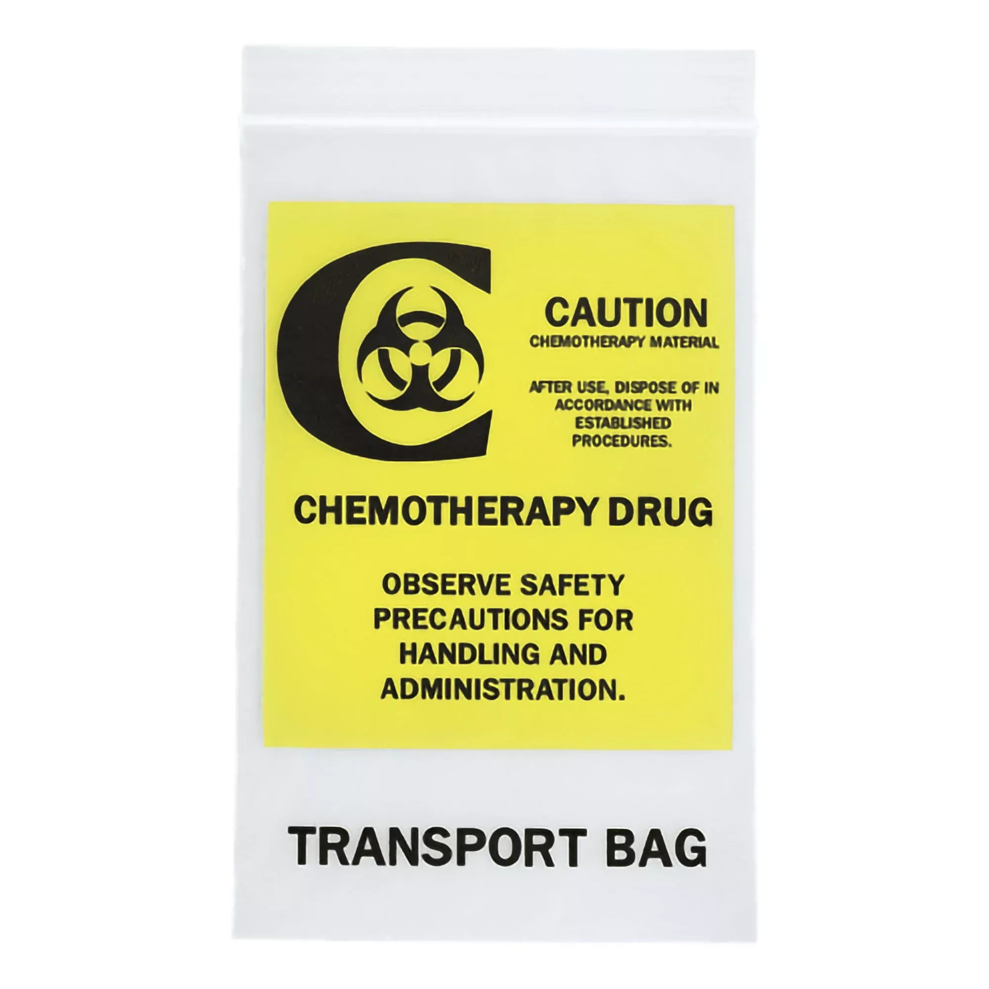 RD Plastics Chemotherapy Transport Bag, 1 Case of 500
