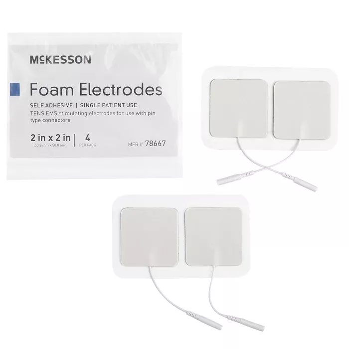Replacement Form Electrodes For Tens and EMS Units (2 x 2 inch)