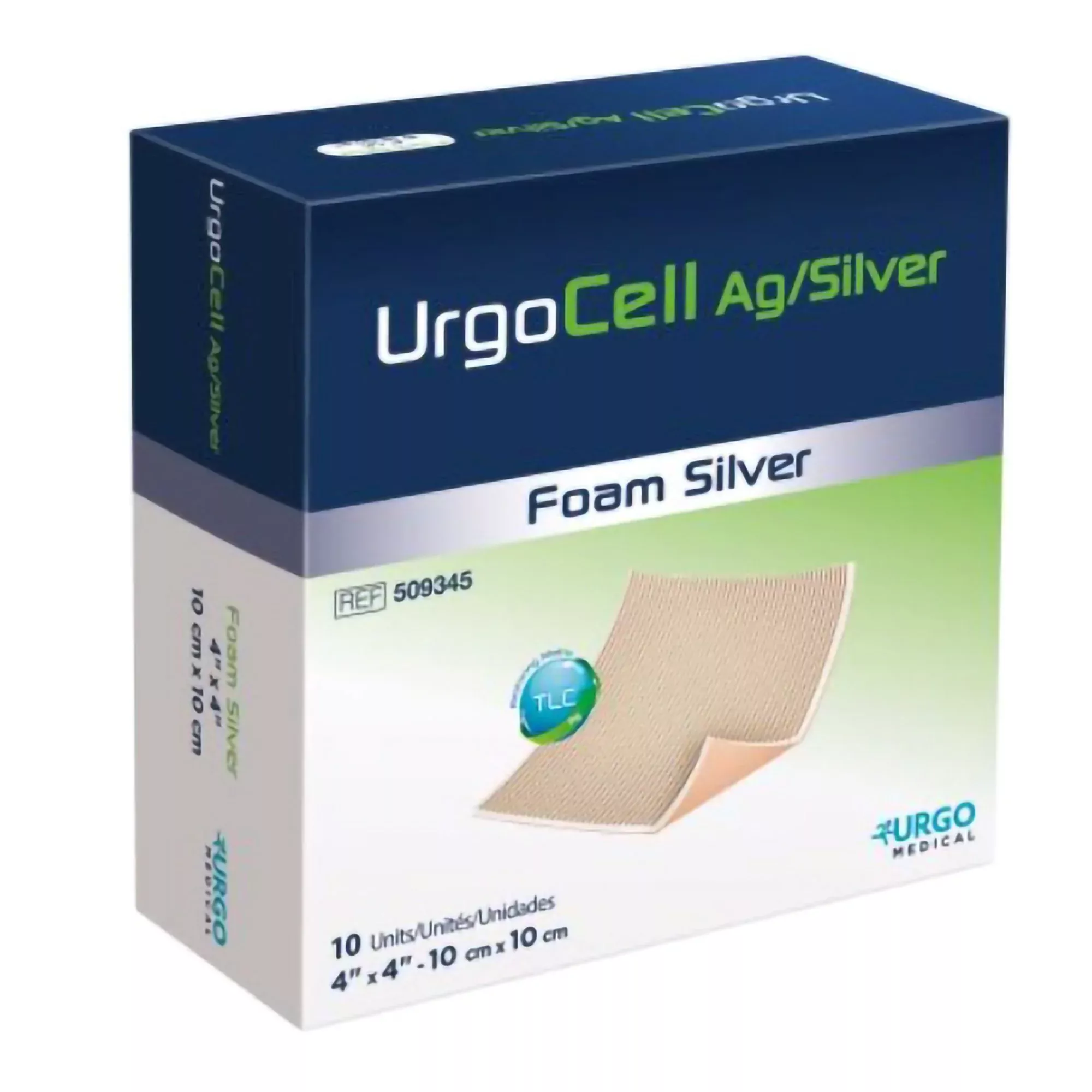 Restore™ Silver Foam Dressing, 4 x 4 Inch, 1 Each