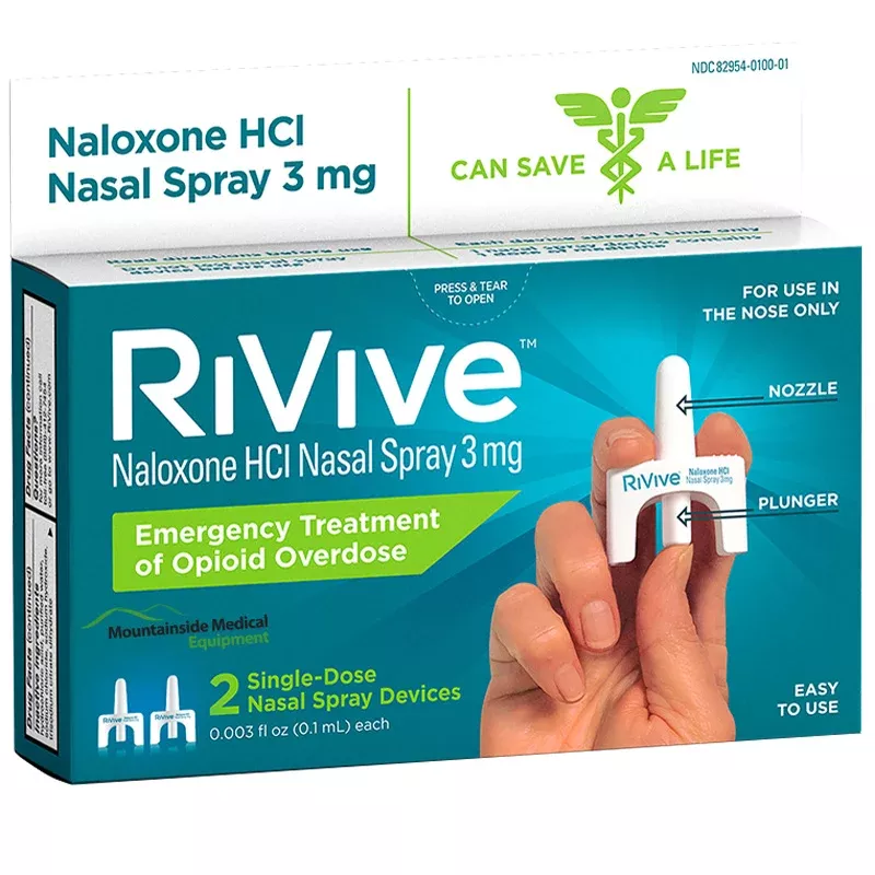 Rivive Naloxone HCl Nasal Spray 3 mg (2-Pack)