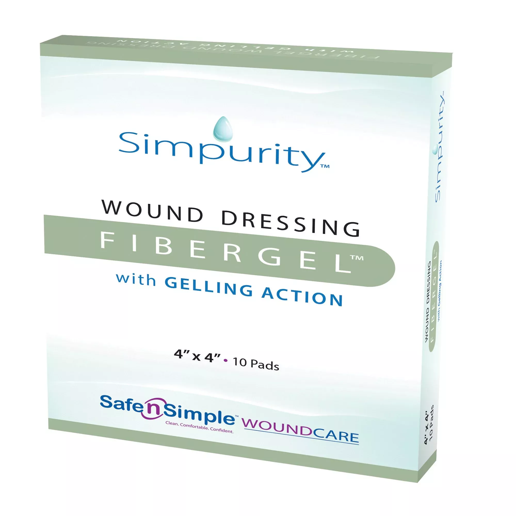 Safe N Simple Fibergel™ Wound Dressing, 1 Each