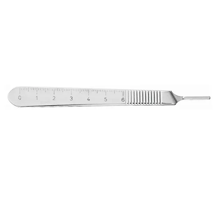 Scalpel Handle For 10, 11, 15 Size Blades, Stainless Steel Size 3