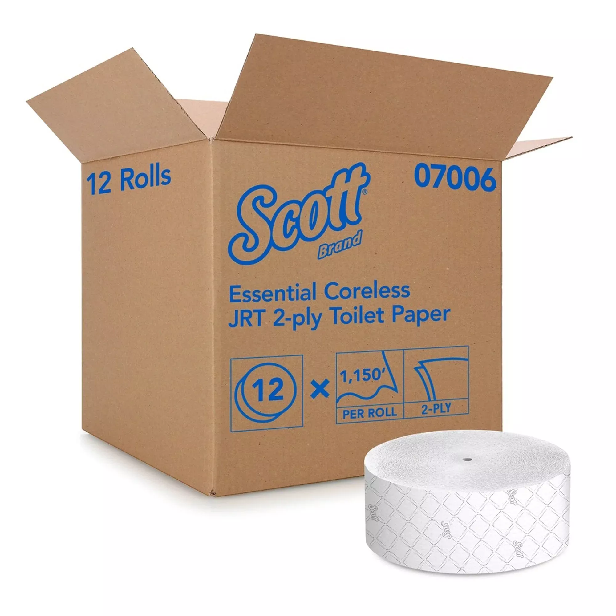 Scott Essential JRT Jr. Toilet Tissue, 1 Case of 12
