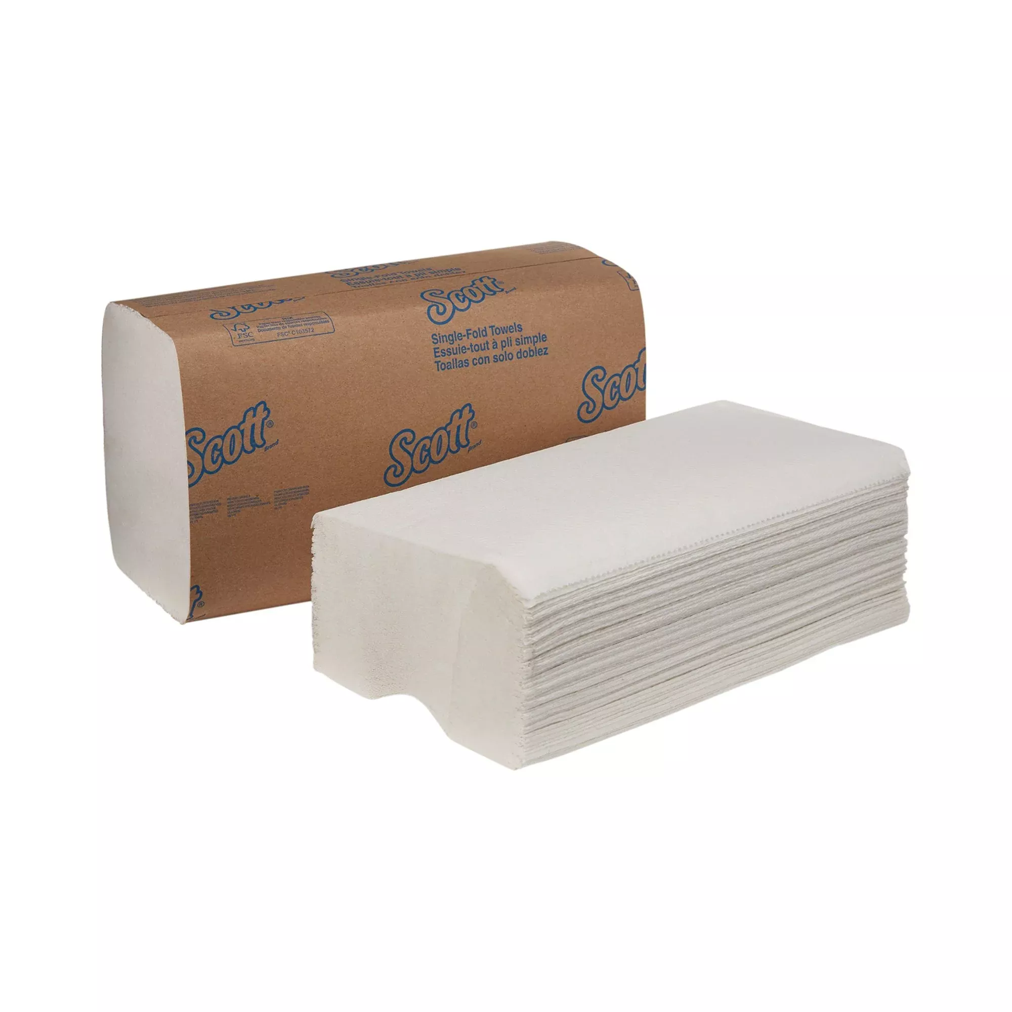 Scott Paper Towel, Single-Fold, 9.3" x 10.5", 1 Case of 16