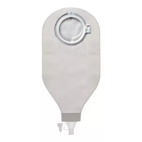 SenSura Mio Click High Output Two-Piece Drainable Opaque Ostomy Pouch, Blue Code, 1 Box of 10