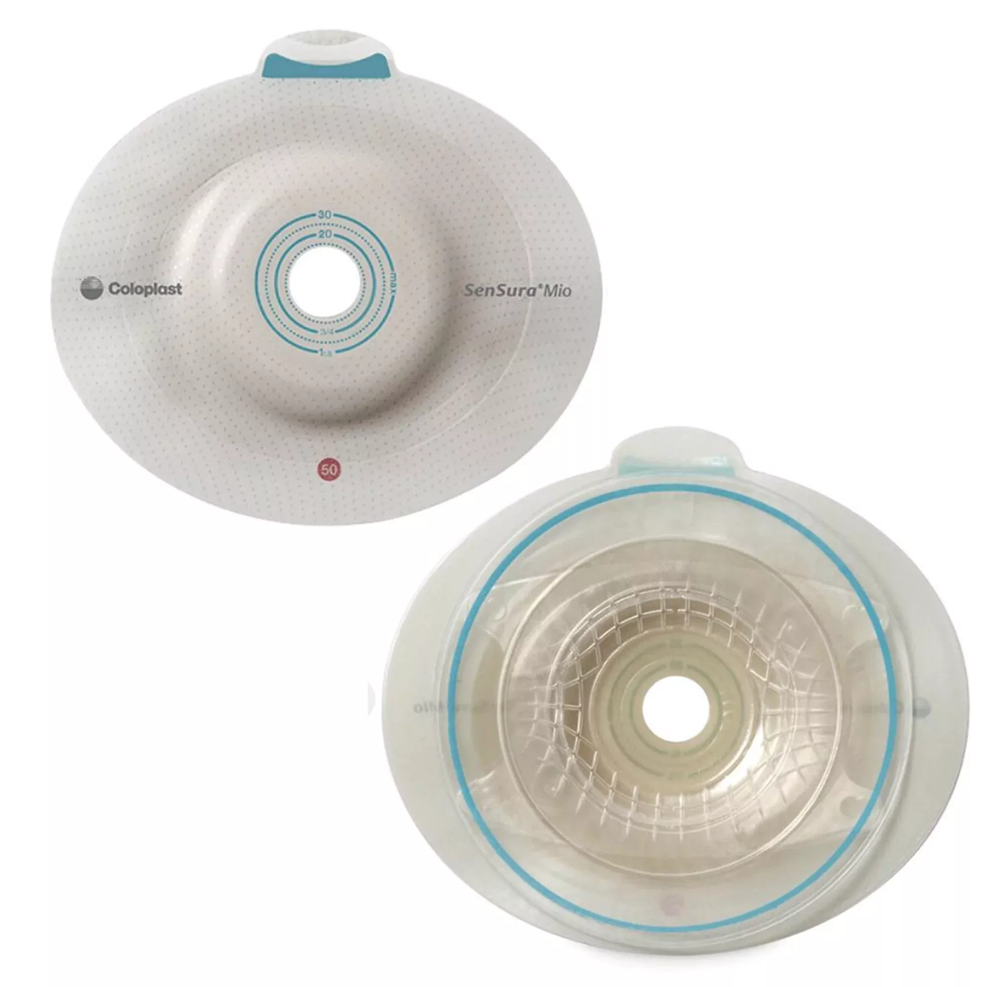 SenSura Mio Convex Light Click Ostomy Barrier, 15-30 mm., 1 Box of 5