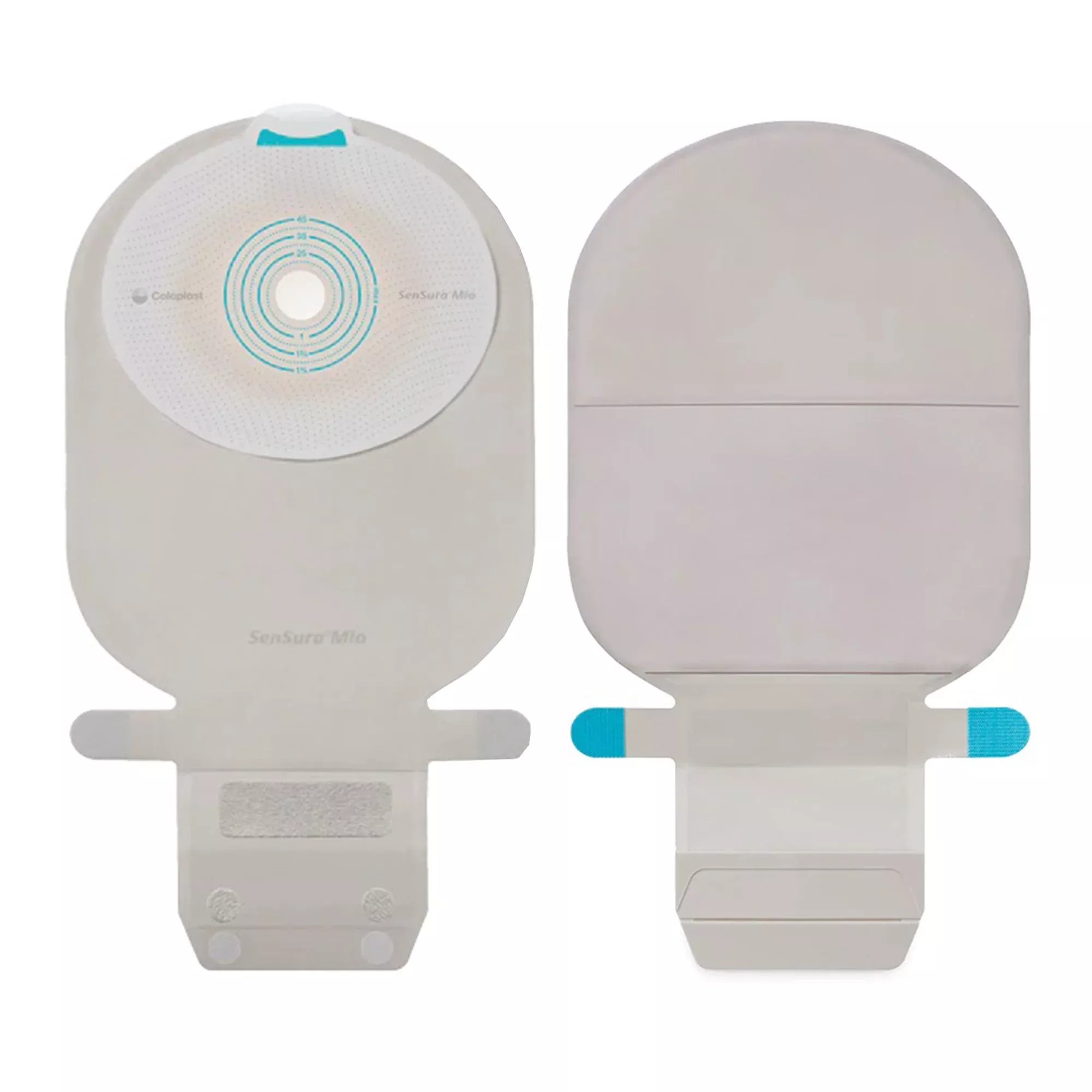 SenSura Mio Flat Maxi Drainable Ostomy Pouch, Opaque, 35 mm., 1 Box of 10