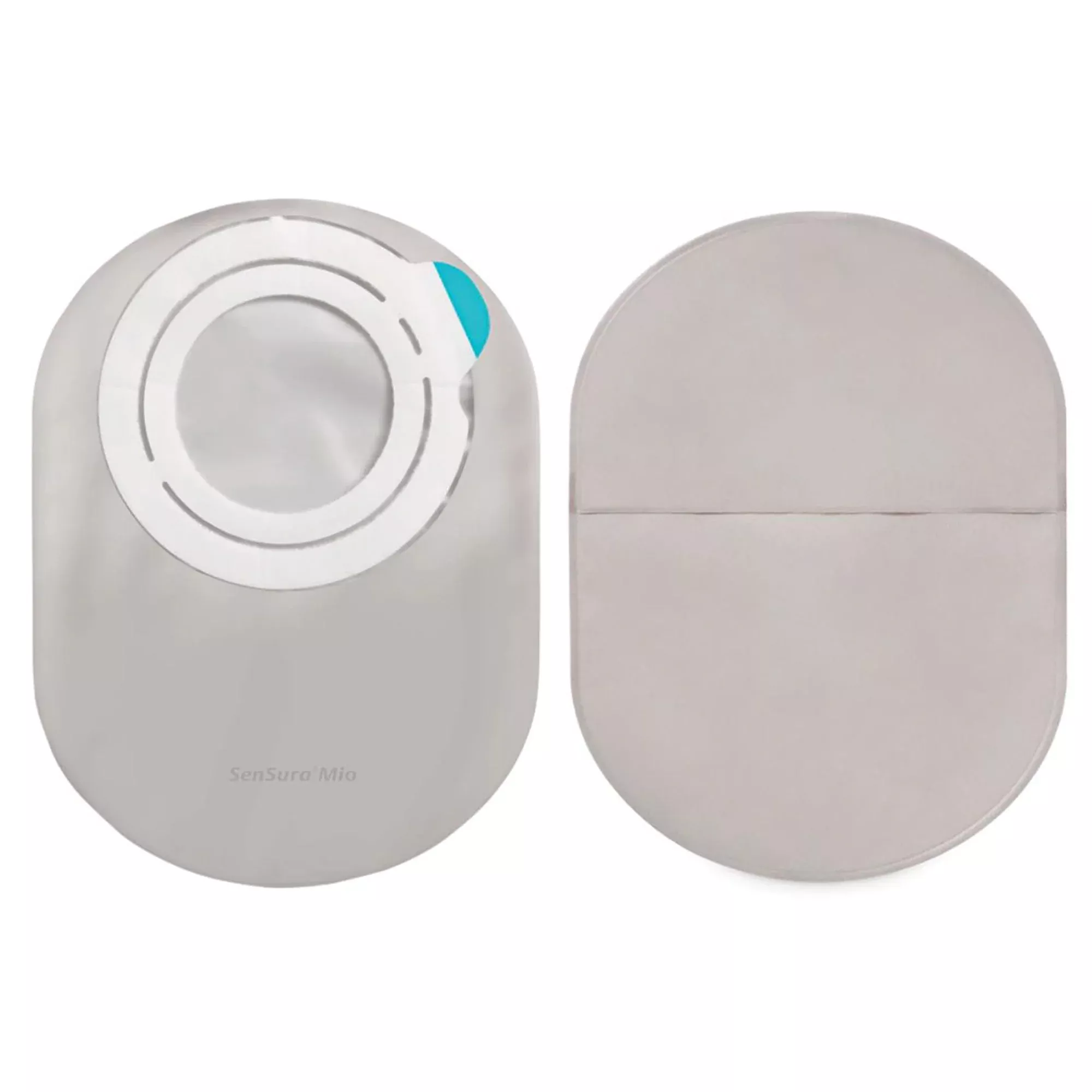 SenSura Mio Flex Two-Piece Closed End Transparent Filtered Ostomy Pouch, Maxi Length, 50 mm Flange, 1 Box of 30