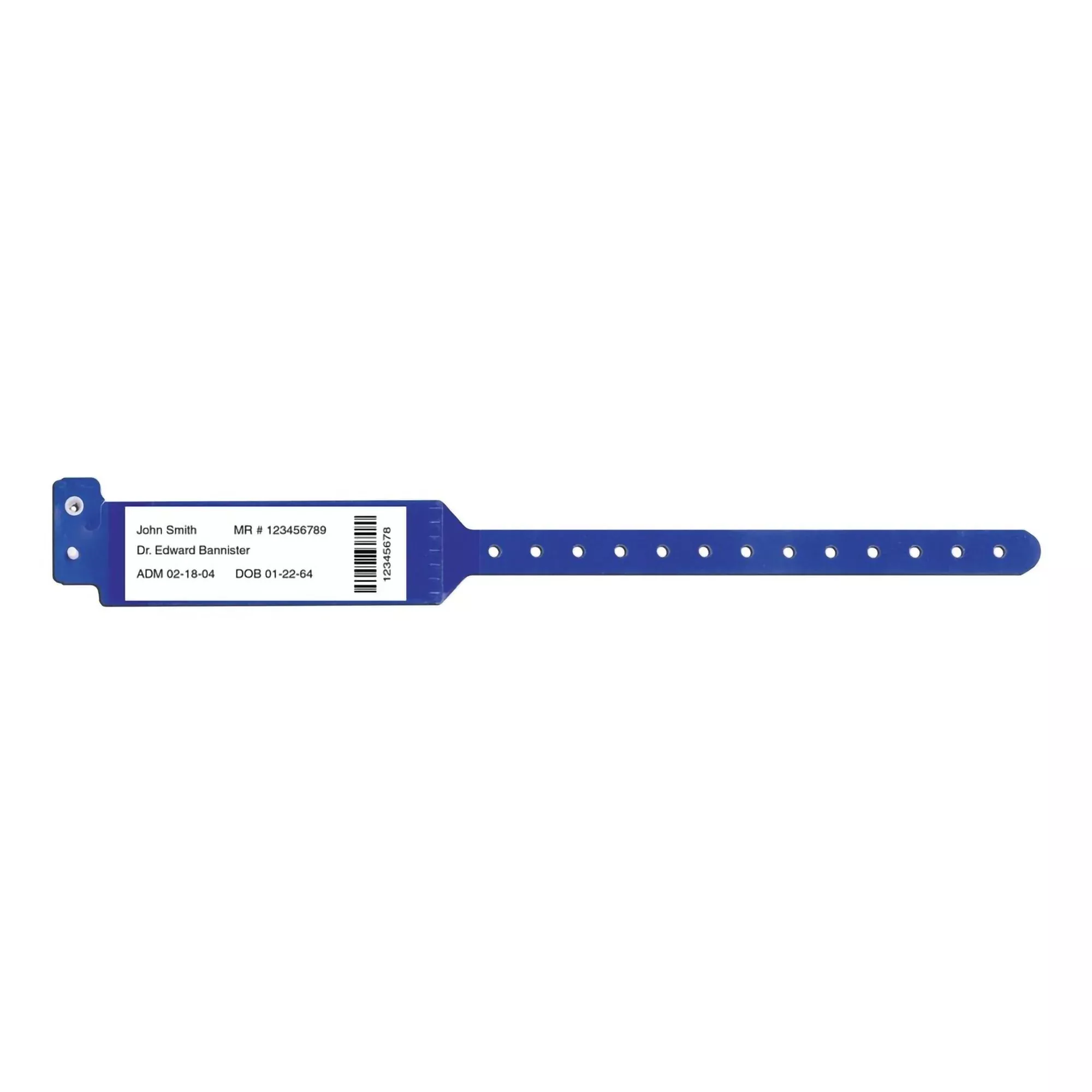 Sentry Bar Code LabelBand Patient Identification Band, 1 Box of 500