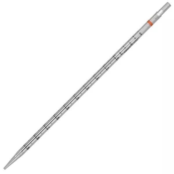 Serological Pipettes Diamond Essentials 10 mL, PS, Standard Tip, 345 mm, Sterile Orange Band, Individually Wrapped 200/Case