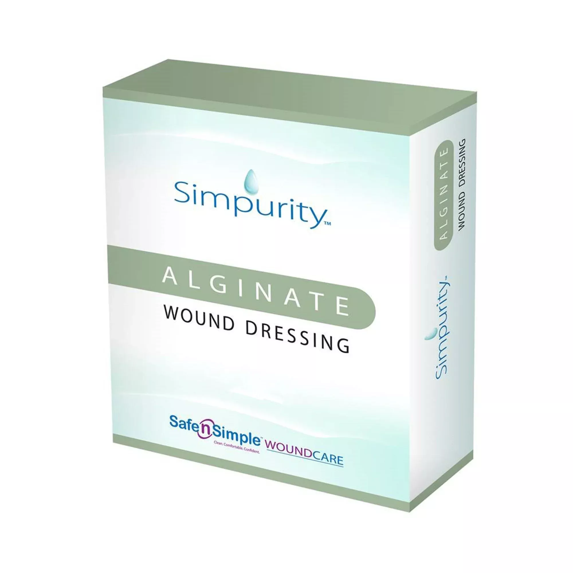 Simpurity™ Alginate Dressing, 2 x 2 Inch, 1 Box of 10