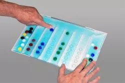 Skil-Care Number-Color Association Pad for Geriatric Sensory Stimulation, 8½ x 14 Inch, 1 Each