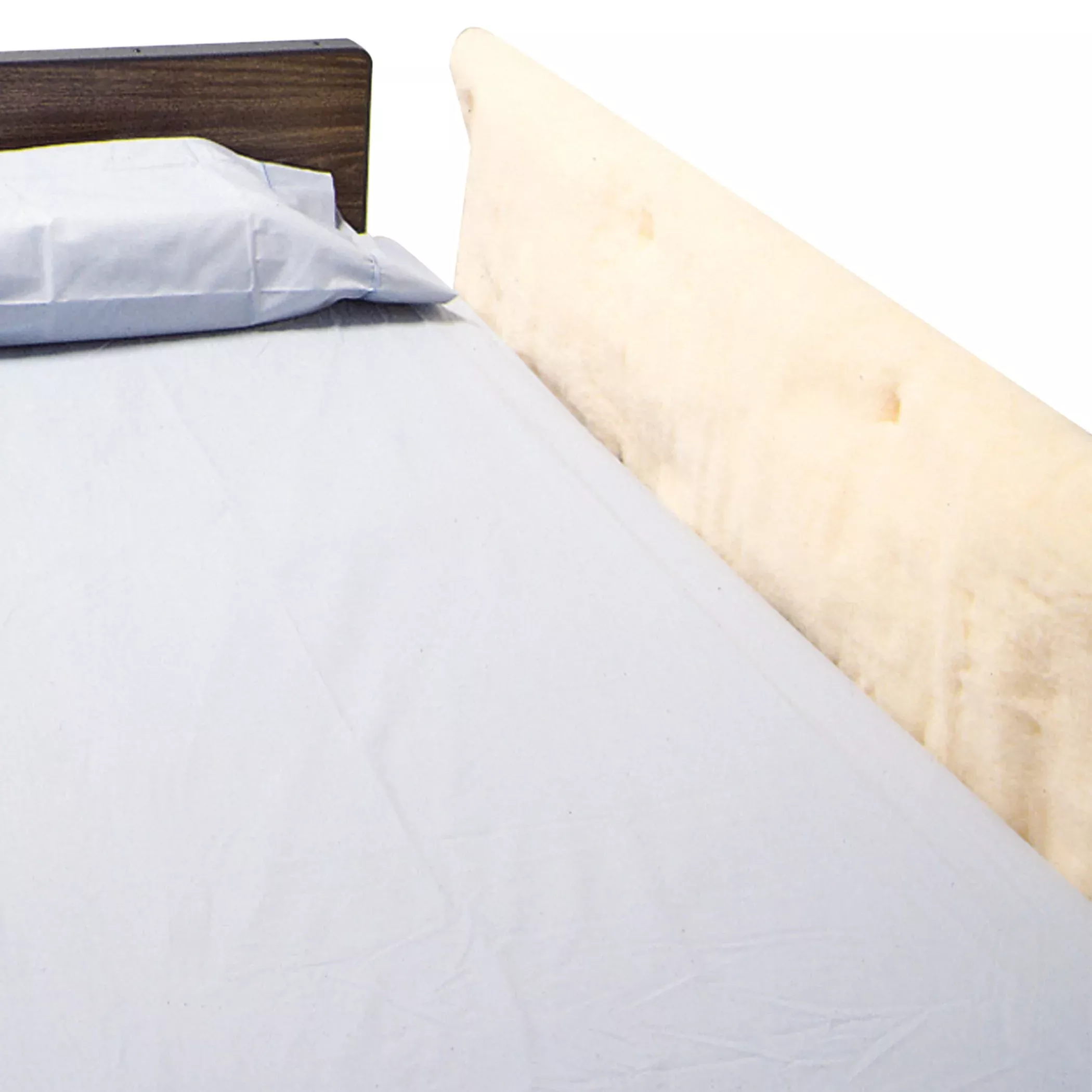 SkiL-Care™ Synthetic Sheepskin Bed Rail Pads, 1 Pair