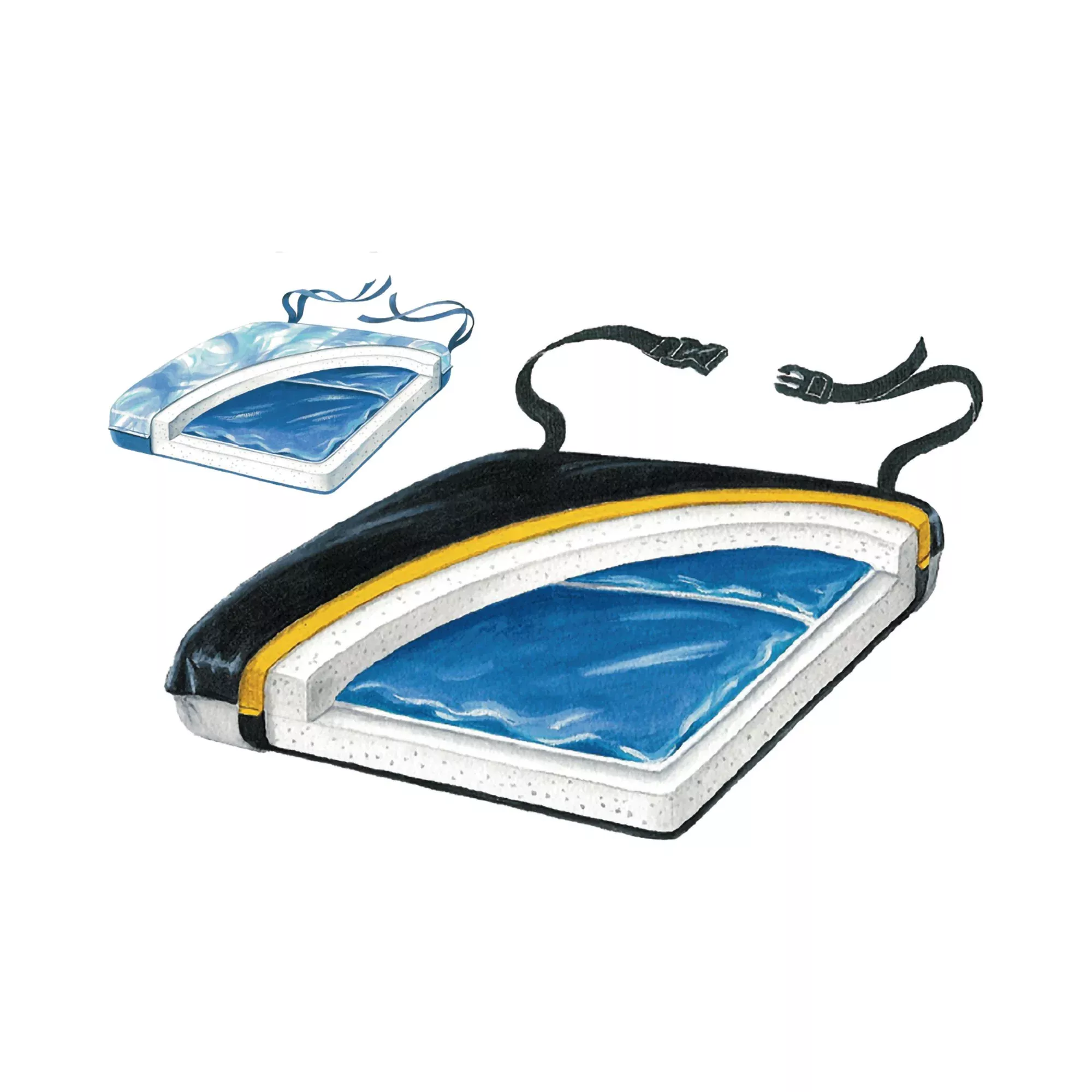 Skil-Care™ Thin-Line Seat Cushion Size 16 by 18, 1 Each
