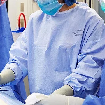 SmartGown Surgical Gowns AAMI Level 4 Breathable Material X Large Blue 18/Case