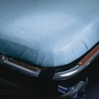 Snug-Fit Blue Stretcher Sheet, 40 x 89 Inch, 1 Case of 25