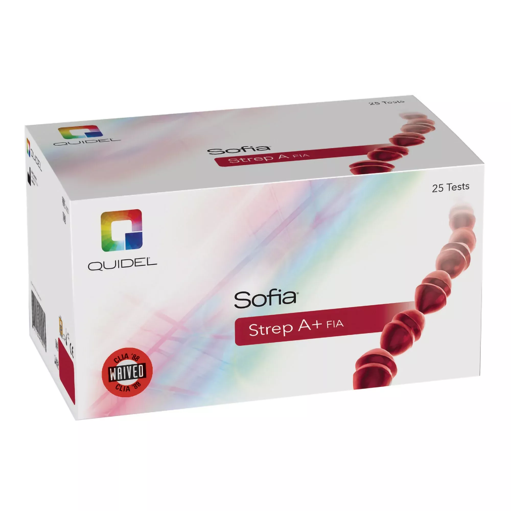 Sofia Strep A+ FIA Strep A Fluorescence Immunoassay (FIA) Rapid Test Kit, 1 Case of 12