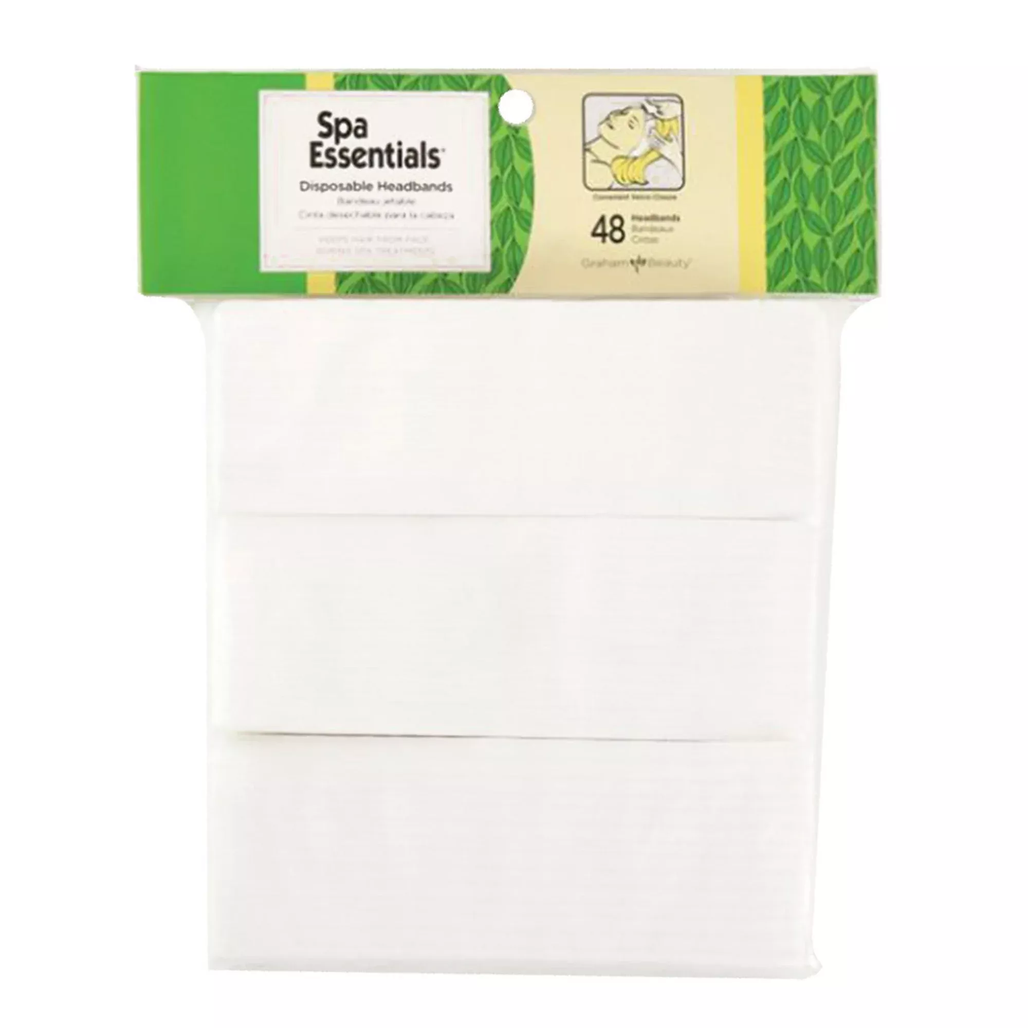 Spa Essentials Headband, 1 Pack of 48