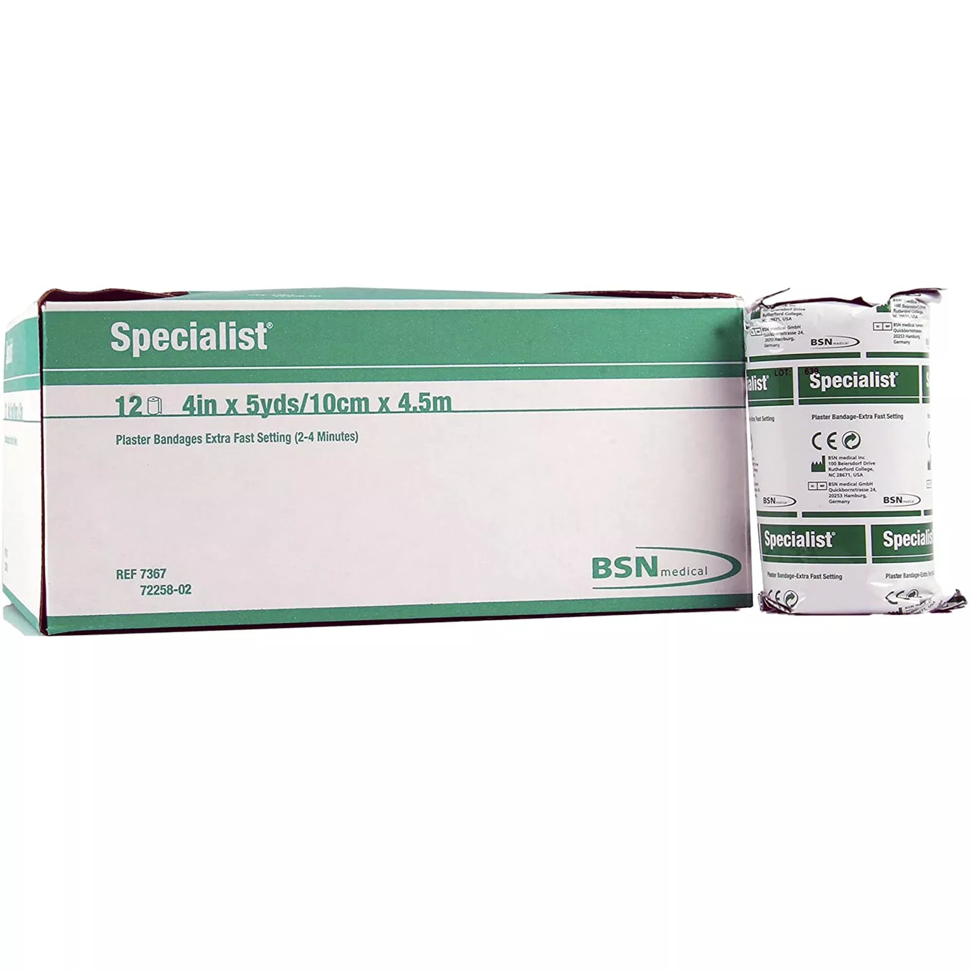 Specialist Plaster Bandage, 4 Inch x 5 Yard, 1 Each