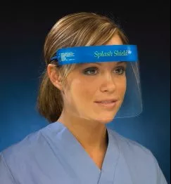 Splash Shield Lite Face Shield with Frame, 1 Case of 200