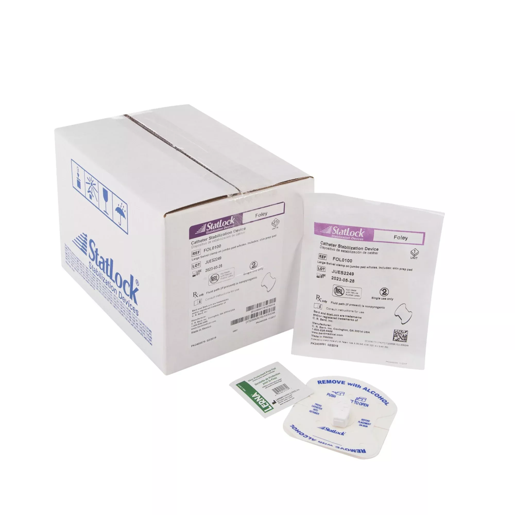 Statlock Foley Catheter Secure, 1 Box of 25
