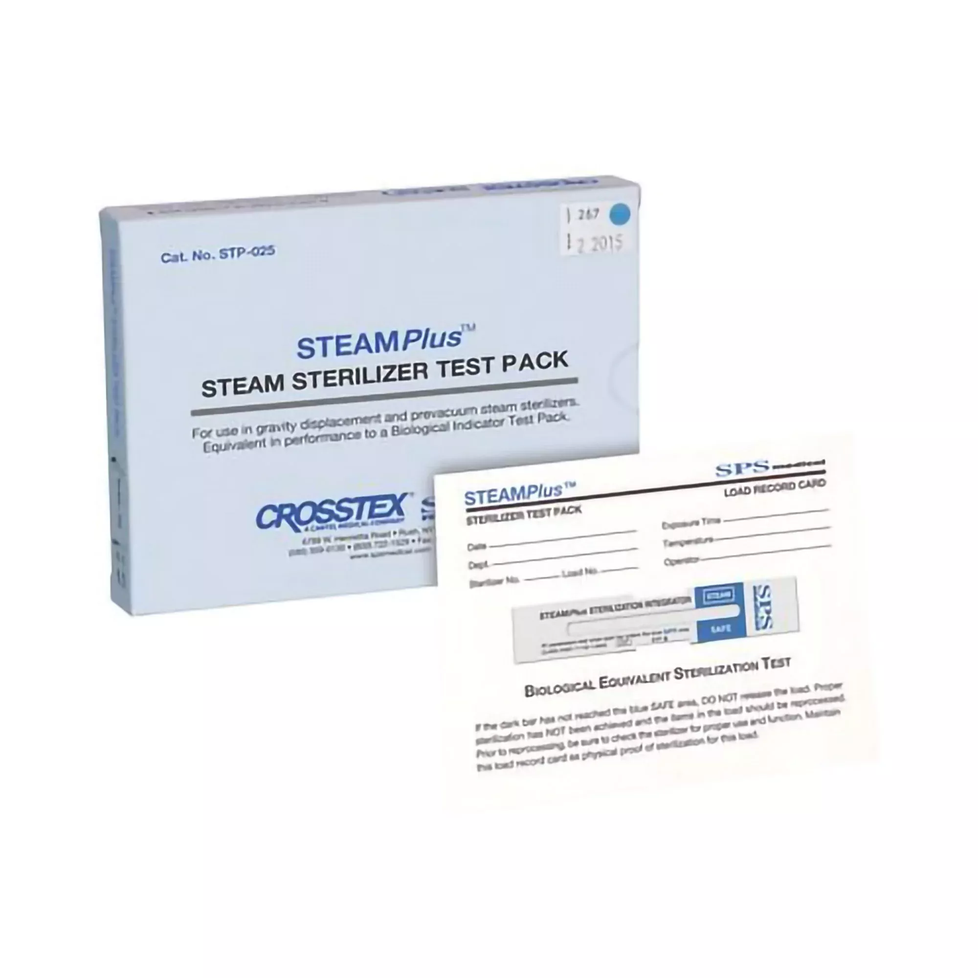STEAMPlus™ Sterilization Chemical Integrator Pack, 4 Inch, Class 5, 1 Pack