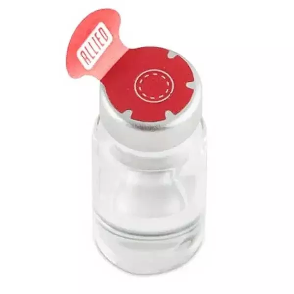 Steri-Tamp Sterile Red Seal for 10 mL Vials, 1000/Roll