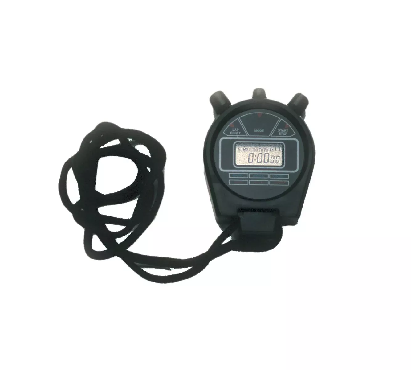 Stop Watch with Clock, 1 Each