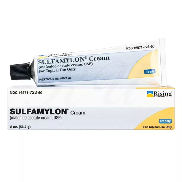 Sulfamylon Cream (Mafenide Acetate) 8.5% Burn Relief Cream 56.7 gm (RX)