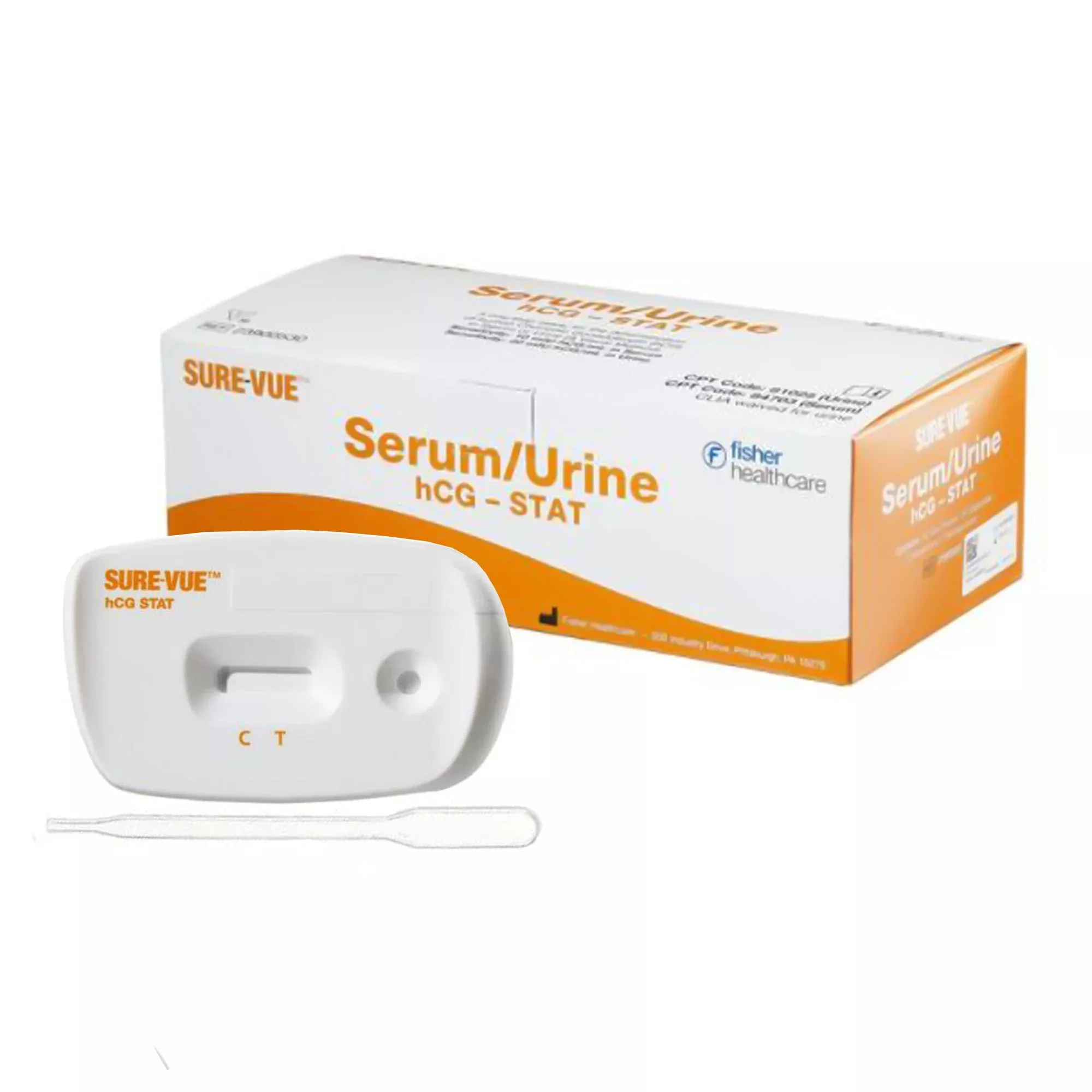 Sure-Vue Stat hCG Pregnancy Fertility Rapid Test Kit, 1 Kit of 30