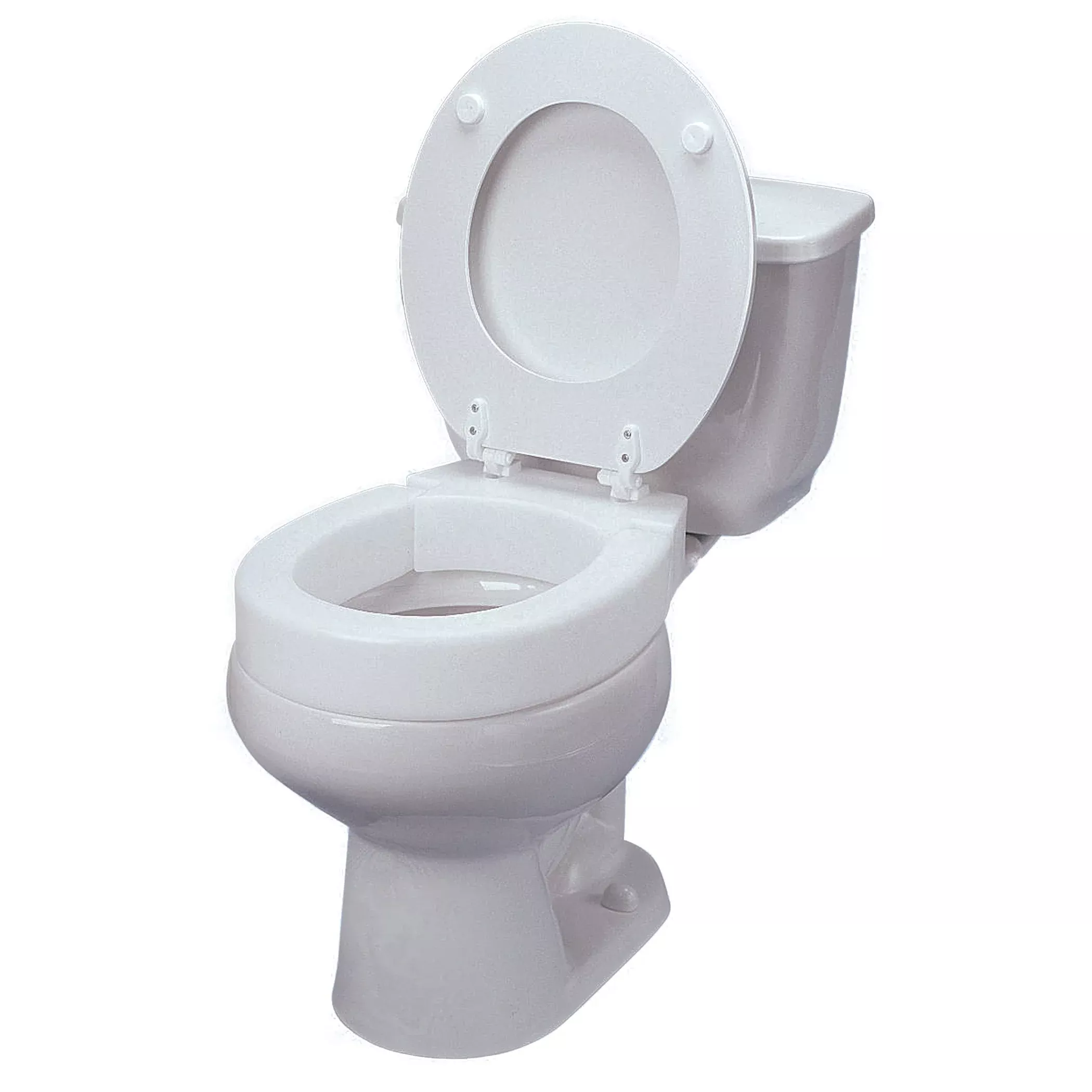 Tall-Ette Elongated Hinged Elevated Toilet Seat, 1 Each