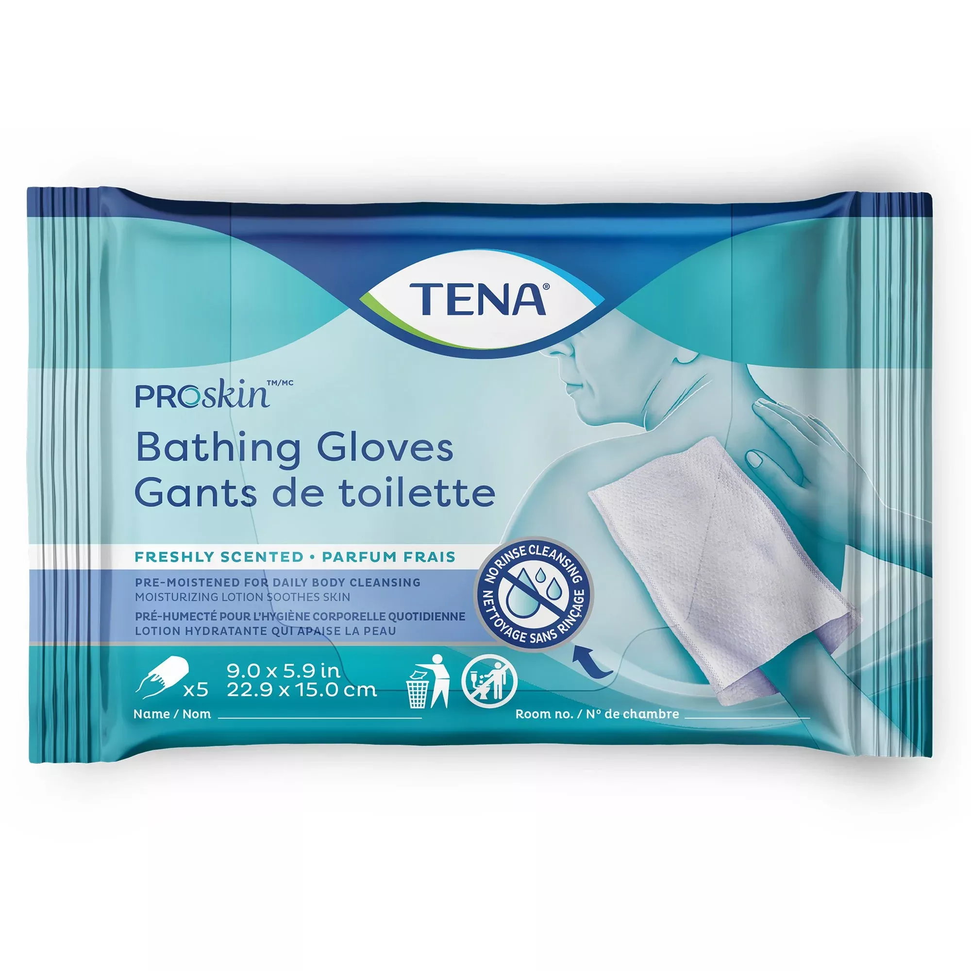 TENA ProSkin™ Bathing Gloves, Freshly Scented, 1 Case of 225