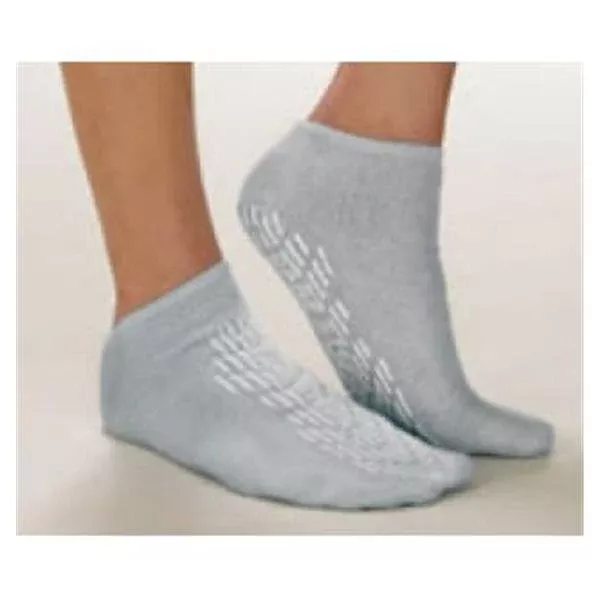 Terry Treads Slipper Socks, Medium, Blue, 1 Case of 48