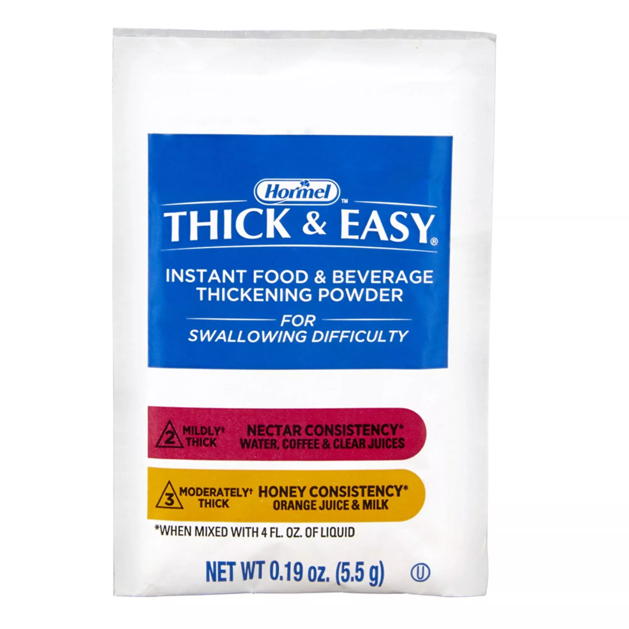 Thick & Easy Nectar Consistency, Food and Beverage Thickener, 5.5 gram Packet, 1 Each