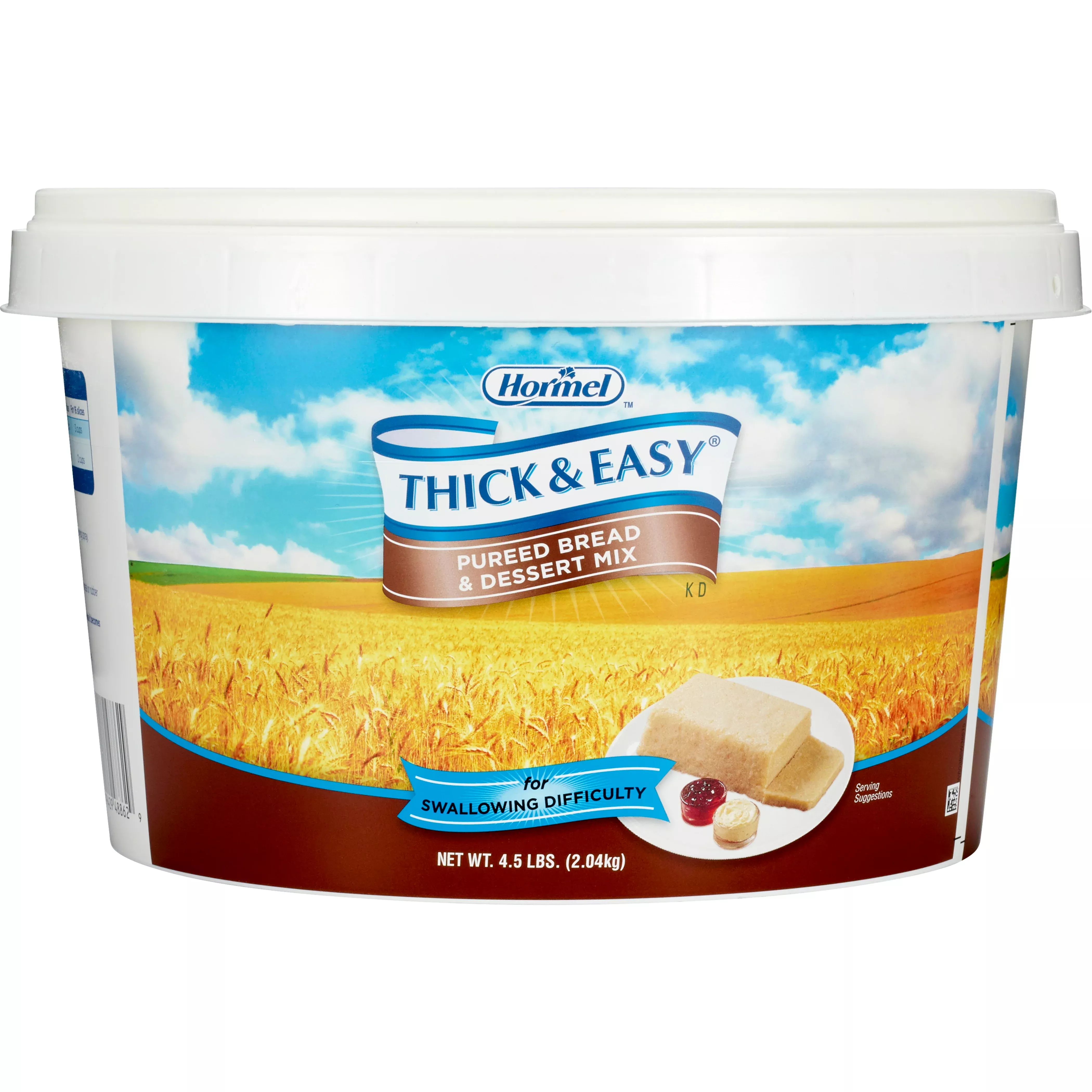 Thick & Easy Ready to Mix Puree Bread Mix, 4½ lb. Tub, 1 Case of 2