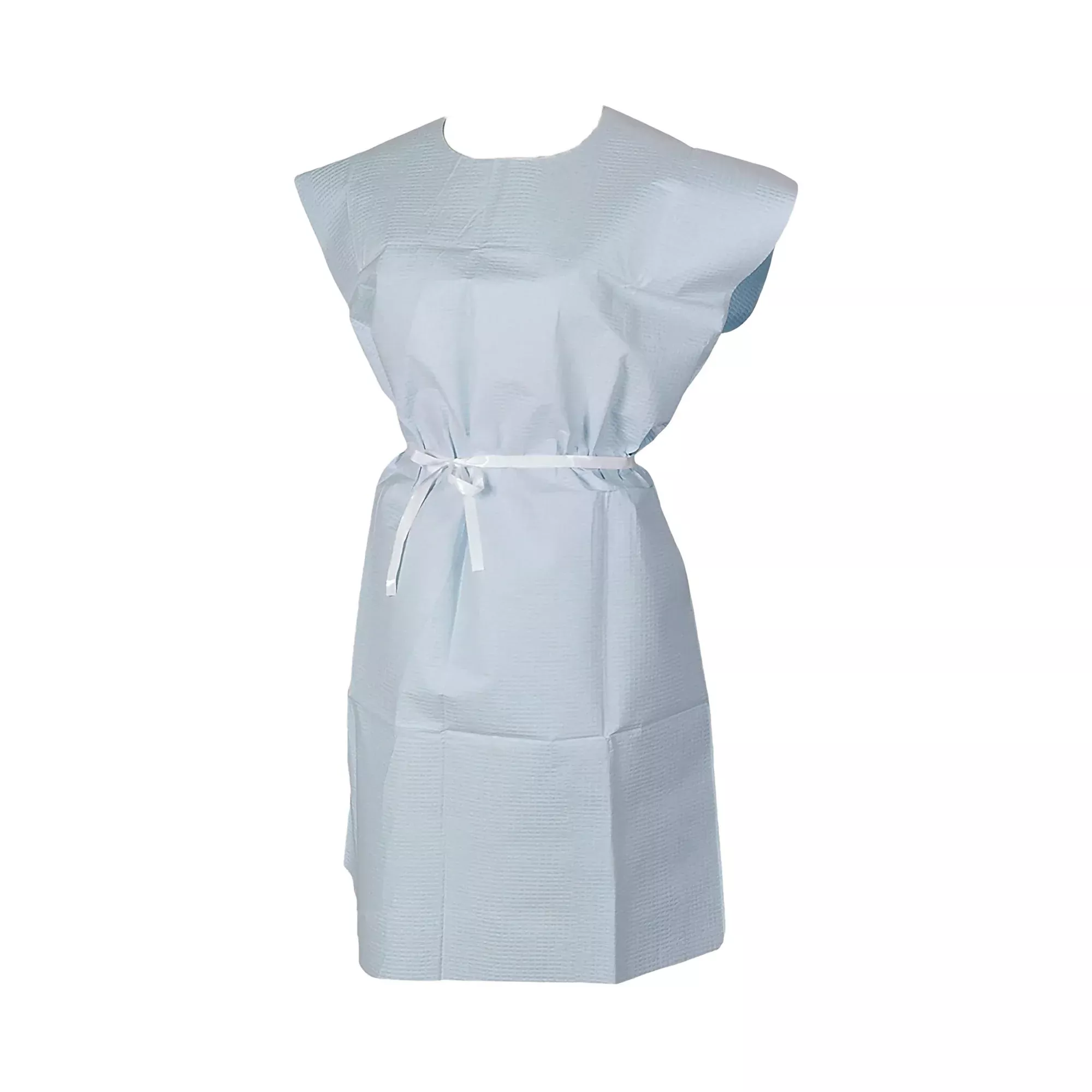 Tidi Patient Choice Exam Gown, 30 x 42 in., Blue, 1 Case of 50
