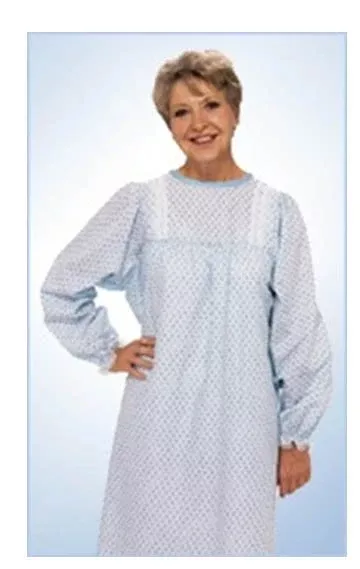 TieBack™ Patient Exam Gown, Geometric Print, 1 Each