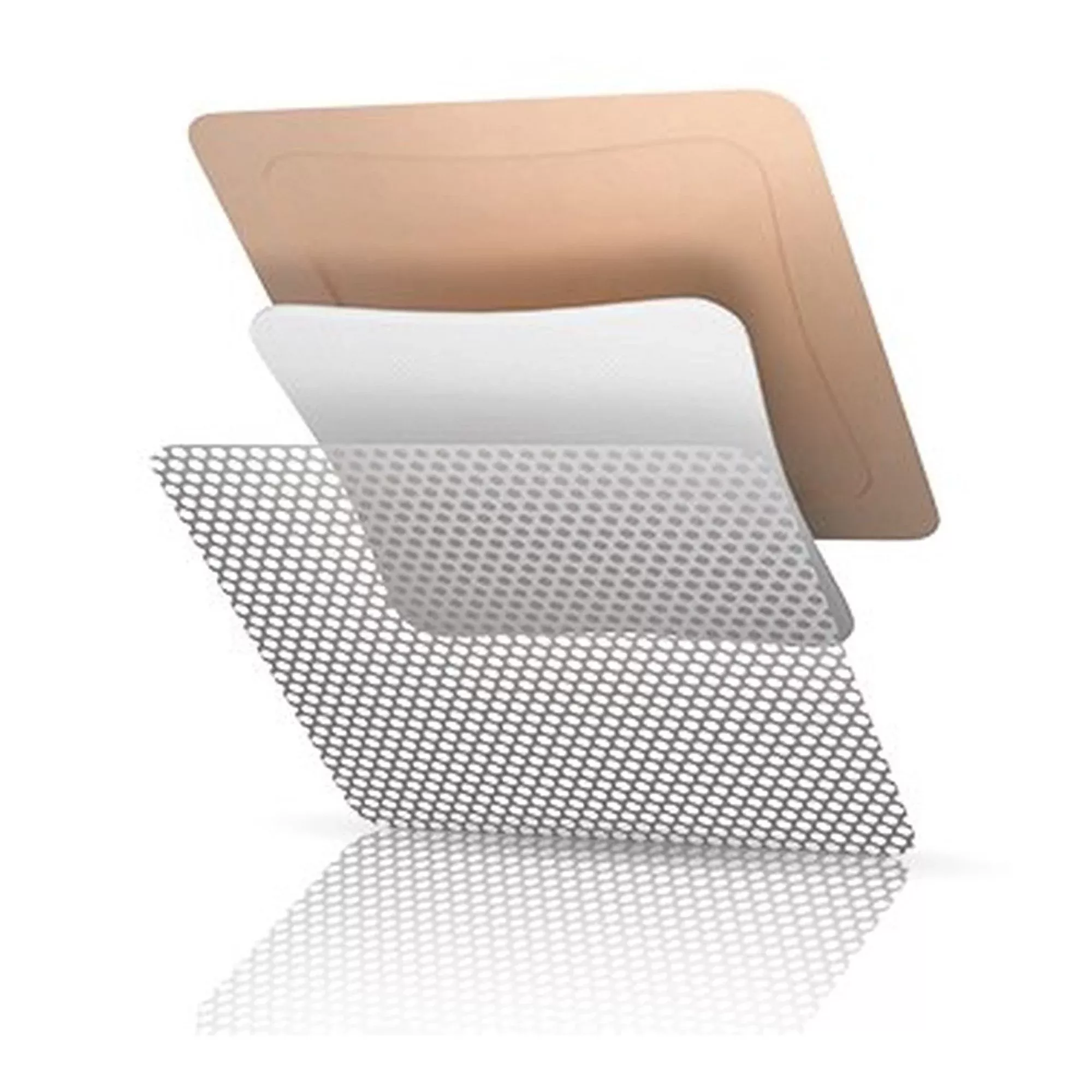 Tielle Essential™ Silicone Foam Dressing, 5 x 5 Inch, 1 Each