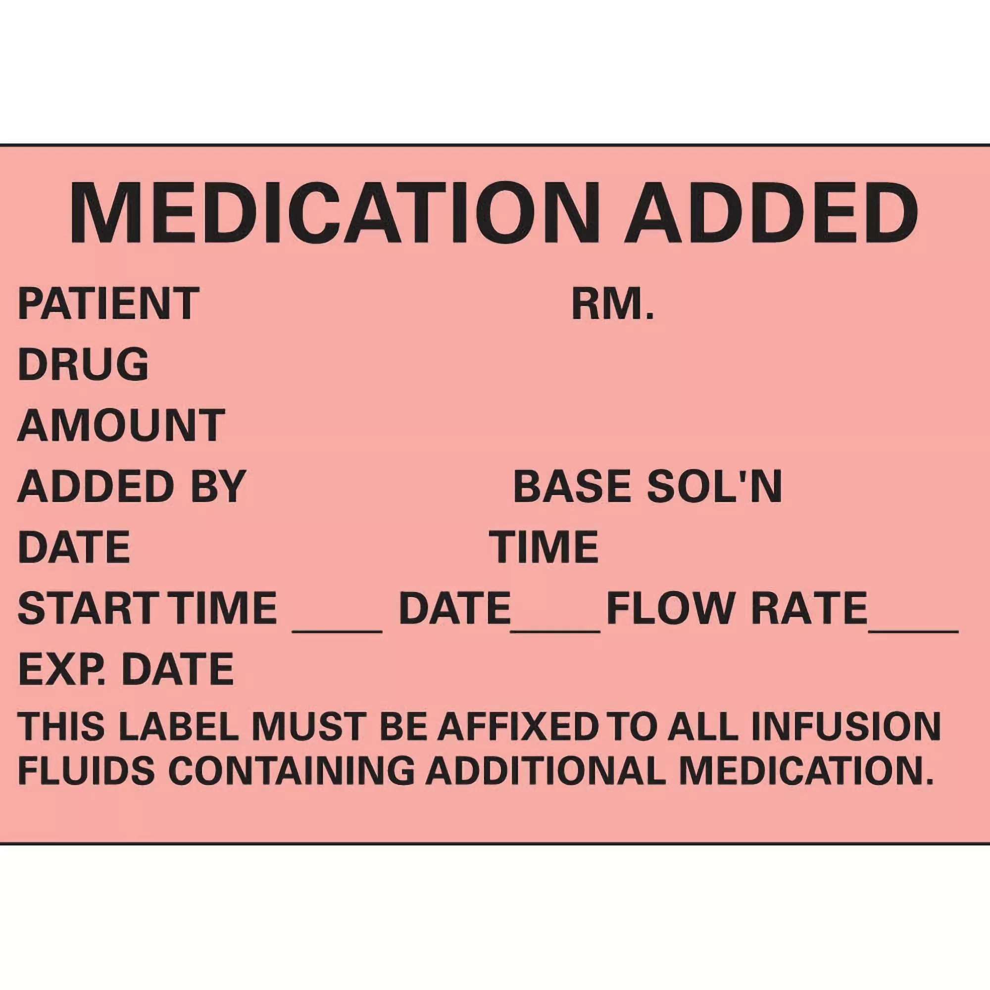 Timemed Medication Added Pre-Printed Label, 1-3/4 x 2-1/2 Inch, 1 Roll