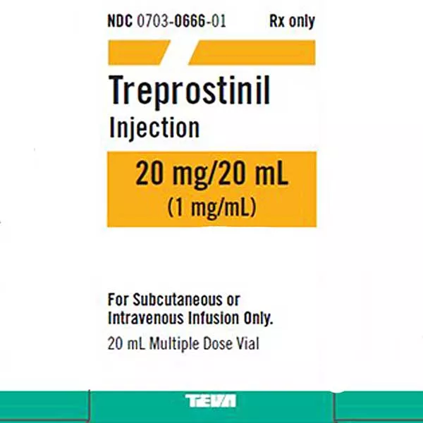 Treprostinil Injection 1mg/mL Multiple-Dose Vial 20 mL